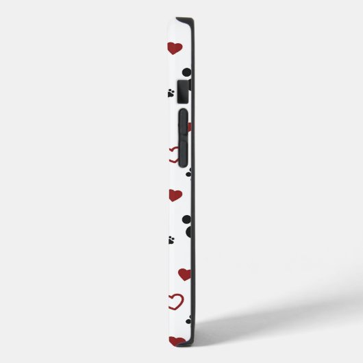 Niedlicher Dog PW Druckmuster Muster Case-Mate iPhone Hülle (Rückseite / Links)