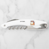 Niedlicher Doggy Flaschenöffner Kellnermesser (Rückseite)