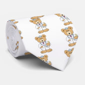 Niedlicher Doktor Teddy Bear Krawatte (Gerollt)