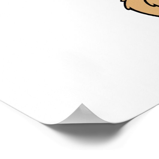 Niedlicher Doktor Teddy Bear Poster (Ecke)