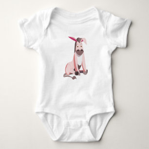 Niedlicher Donkey Baby Bodysuit Baby Strampler