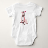Niedlicher Donkey Baby Bodysuit Baby Strampler (Rückseite)
