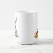 Niedlicher Donkey mit Kaffee-Tasse Kaffeetasse (Mittel)