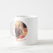 Niedlicher Donkey - Nur gute Vibes Kaffeetasse (Vorderseite Links)