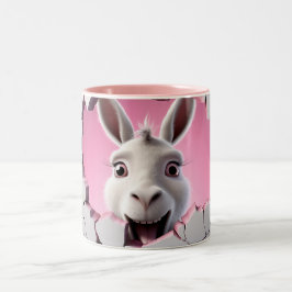 Niedlicher Donkey Zweifarbige Tasse