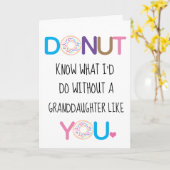 Niedlicher Donut-Valentinstag Karte (Gelbe Blume)