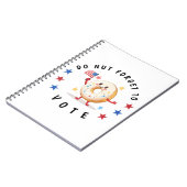 Niedlicher Donut Vergessen Sie nicht zu wählen - W Notizblock (Linke Seite)