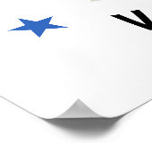 Niedlicher Donut Vergessen Sie nicht zu wählen - W Poster (Ecke)