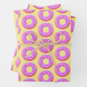 Niedlicher Donut Zeichnend mit Sprinklen Geschenkpapier Set (Beispiel)