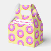 Niedlicher Donut Zeichnend mit Sprinklen Individue Geschenkschachtel (Rückseite)