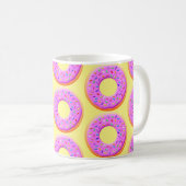 Niedlicher Donut Zeichnend mit Sprinklen Kaffeetasse (VorderseiteRechts)