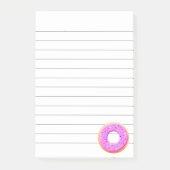 Niedlicher Donut Zeichnend mit Sprinklen Post-it Klebezettel (Vorderseite)