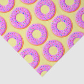 Niedlicher Donut Zeichnend mit Sprinklen Seidenpapier (Detail)