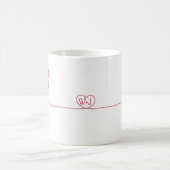 Niedlicher Doodle Bear kundenspezifische Coffee-Ta Kaffeetasse (Mittel)