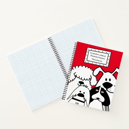 Niedlicher Doodle Notizblock (Innenseite)