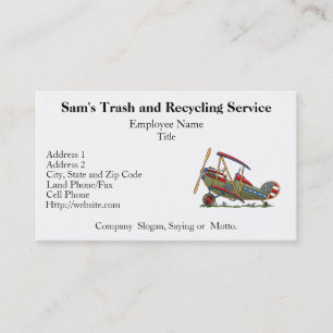 Niedlicher Doppeldecker Visitenkarte