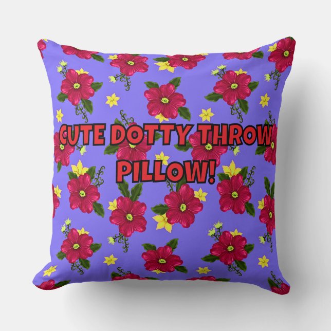 NIEDLICHER DOTTY GING PILLOW! KISSEN (Vorderseite)