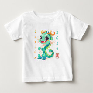 Niedlicher Drache 2024 Baby T-shirt