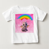 Niedlicher Drache Baby T-shirt (Vorderseite)