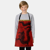 Niedlicher Drache Chinesisches Neujahr Zodiac Birt Schürze (Getragen)