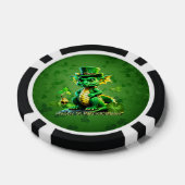 Niedlicher Drache des St. Patrick's Day Pokerchips (Einzeln)
