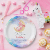 Niedlicher Drache Dinosaurier Regenbogen Ballon Ba Pappteller (Party)