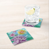 Niedlicher Drache Fliegen Hübsche Sommerfarben Mod Rechteckiger Pappuntersetzer (Vor Ort)