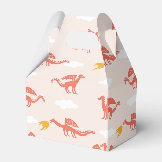 Niedlicher Drache Geschenkschachtel (Rückseite)