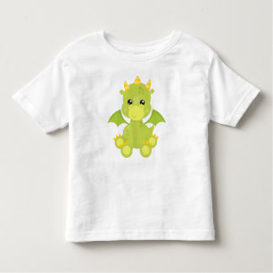 Niedlicher Drache, Grüner Drache, Kleiner Drache,  Kleinkind T-shirt