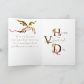 Niedlicher Drache, Herzchen Großtochter Valentinst Karte (Innenseite)