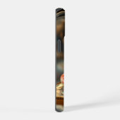 Niedlicher Drache in einer Schmuckbox iPhone 15 Hülle (Rechte Seite)