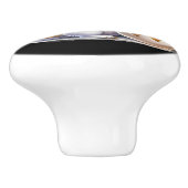 Niedlicher Drache liebt Fantasie Keramikknauf (Seitenansicht)