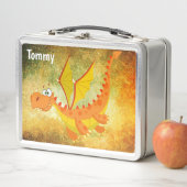 Niedlicher Drache Metall Brotdose (Beispiel)