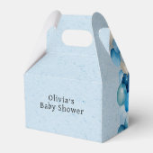 Niedlicher Drache mit Blue Balloons Boy Baby Dusch Geschenkschachtel (Rückseite)