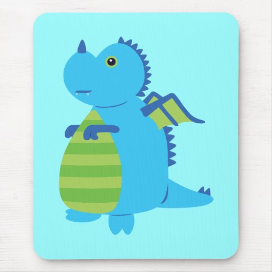 Niedlicher Drache Mousepad (Vorne)