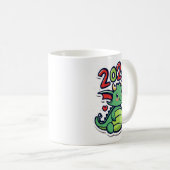 Niedlicher Drache neu geboren 2024 Kaffeetasse (VorderseiteRechts)