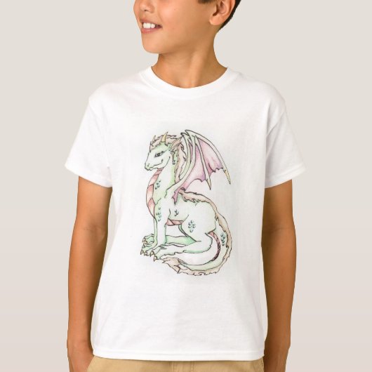Niedlicher Drache T-Shirt (Vorderseite)