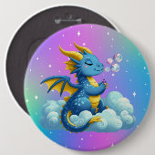 Niedlicher Drache/Whimsikum Button (Vorne & Hinten)