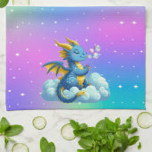 Niedlicher Drache/Whimsikum Geschirrtuch (Gefaltet)