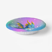 Niedlicher Drache/Whimsikum Pappteller (Gewinkelt)