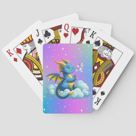 Niedlicher Drache/Whimsikum Spielkarten (Rückseite)