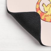 Niedlicher Drachenmuskenkopf Mousepad (Ecke)