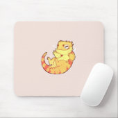 Niedlicher Drachenmuskenkopf Mousepad (Mit Mouse)