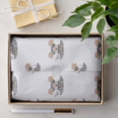 Niedlicher Drahthaarwurzel Dackel Seidenpapier (Geschenk)