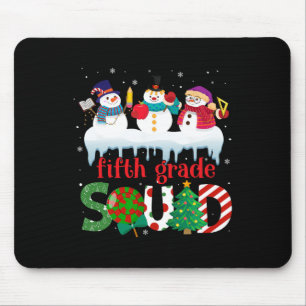 Niedlicher drei Snowman-Lehrer Kinder Fünfte Klass Mousepad
