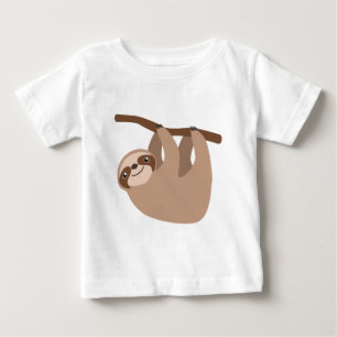 Niedlicher Drei-Toed Sloth Baby T-shirt