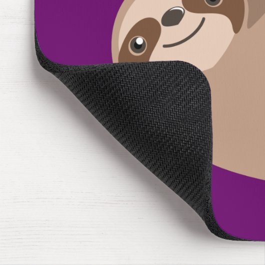 Niedlicher Drei-Toed Sloth Mousepad (Ecke)
