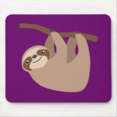 Niedlicher Drei-Toed Sloth Mousepad (Vorne)