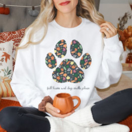 Niedlicher Druckfass Sweater für einen Hund mehr Sweatshirt