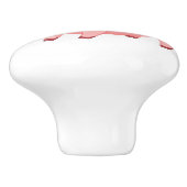 Niedlicher Druckknopf für die Keramik der Rosa-Far Keramikknauf (Seitenansicht)